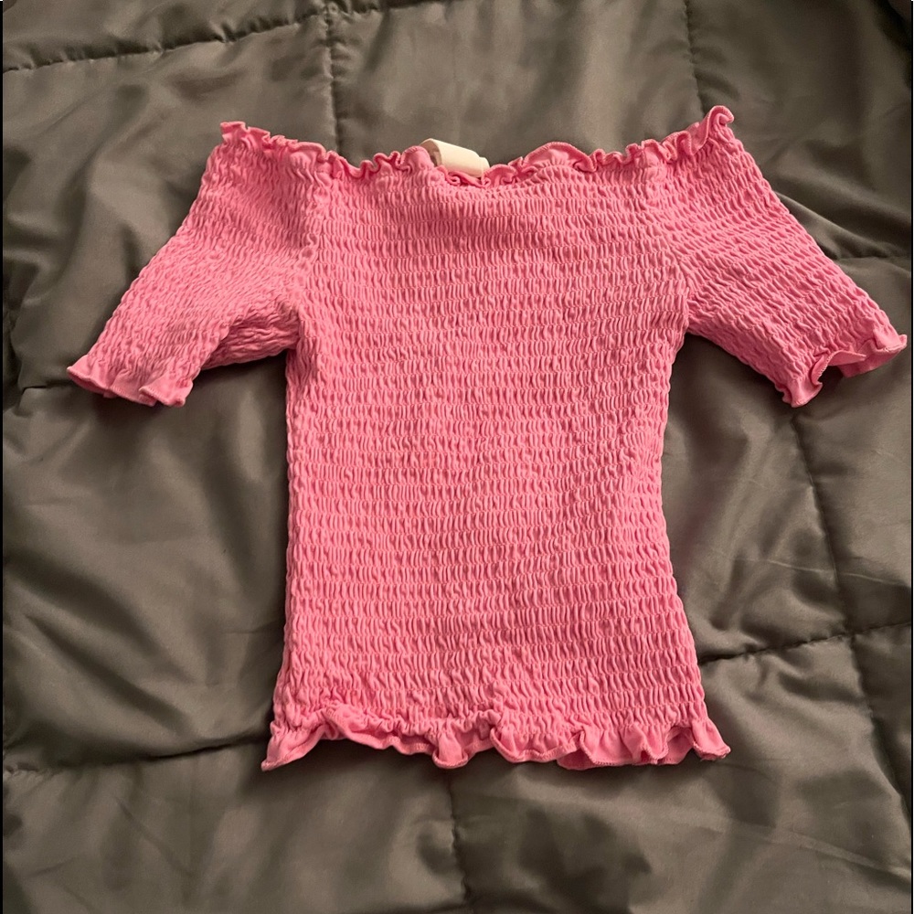 H&M pink blouse